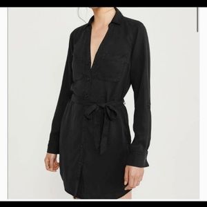 Abercrombie & Fitch Black Shirt Dress